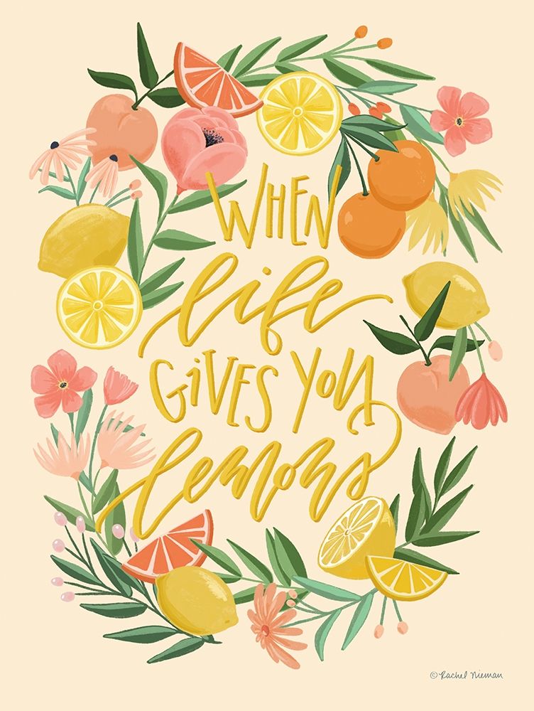 When Life Gives You Lemons art print by Rachel Nieman for $57.95 CAD