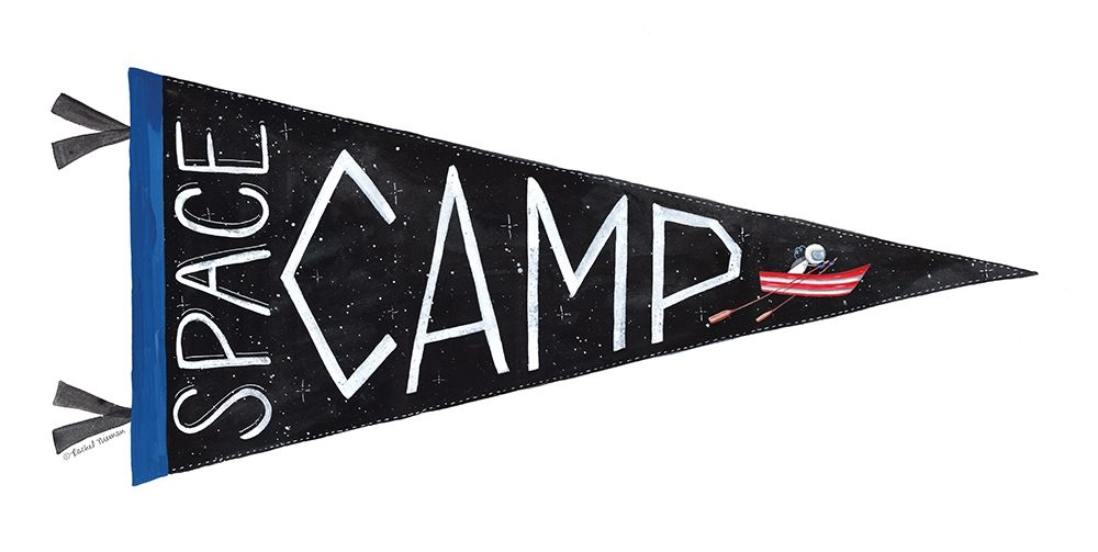Space Camp Pennant art print by Rachel Nieman for $57.95 CAD