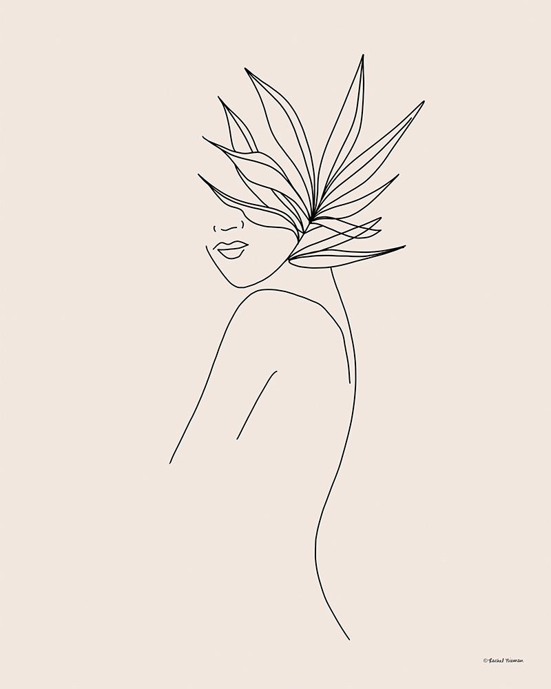 Modern Figural Line Drawing art print by Rachel Nieman for $57.95 CAD