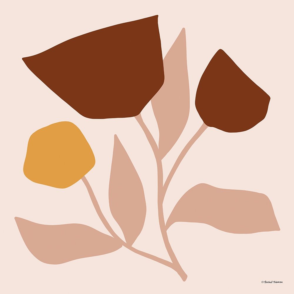 Modern Graphic Floral Stem art print by Rachel Nieman for $57.95 CAD