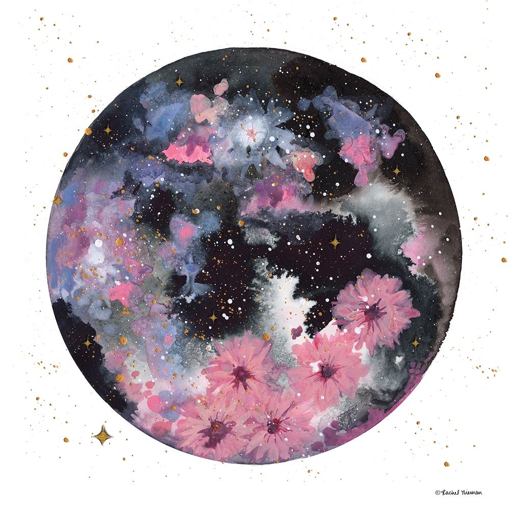 Floral Planet art print by Rachel Nieman for $57.95 CAD