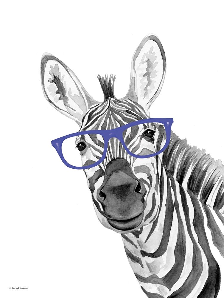 I See You Zebra art print by Rachel Nieman for $57.95 CAD