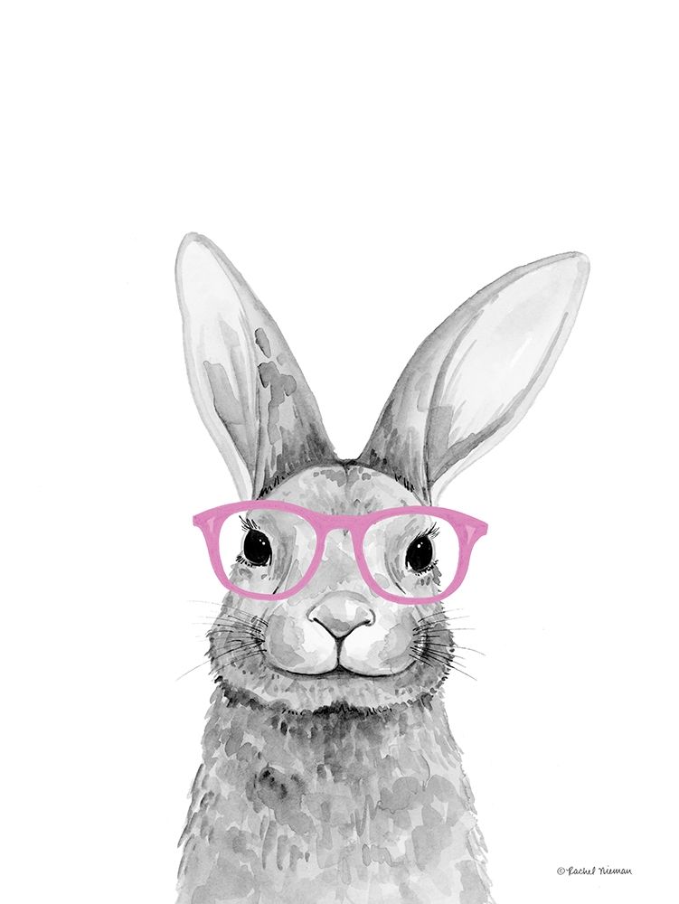 Smart Rabbit art print by Rachel Nieman for $57.95 CAD