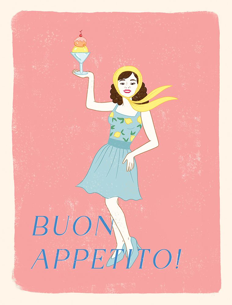 Buon Appetito Italian Poster art print by Rachel Nieman for $57.95 CAD