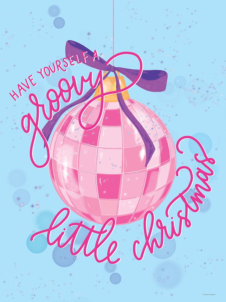 Groovy Little Christmas art print by Rachel Nieman for $57.95 CAD