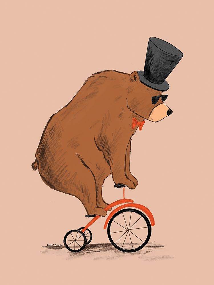 Bear Vibes art print by Rachel Nieman for $57.95 CAD