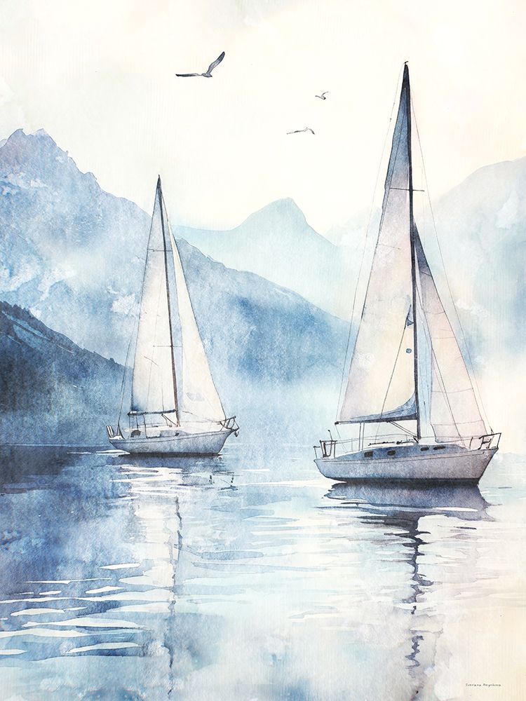 Watercolor Voyage art print by Svetlana Aleinikova for $57.95 CAD