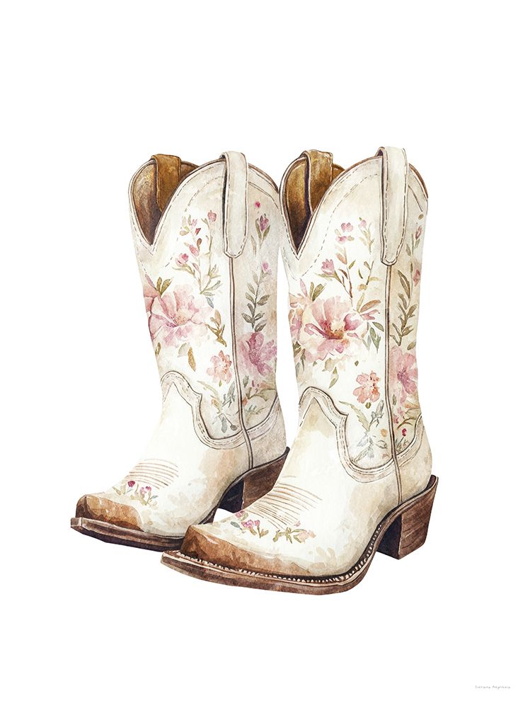 Boots in Bloom art print by Svetlana Aleinikova for $57.95 CAD