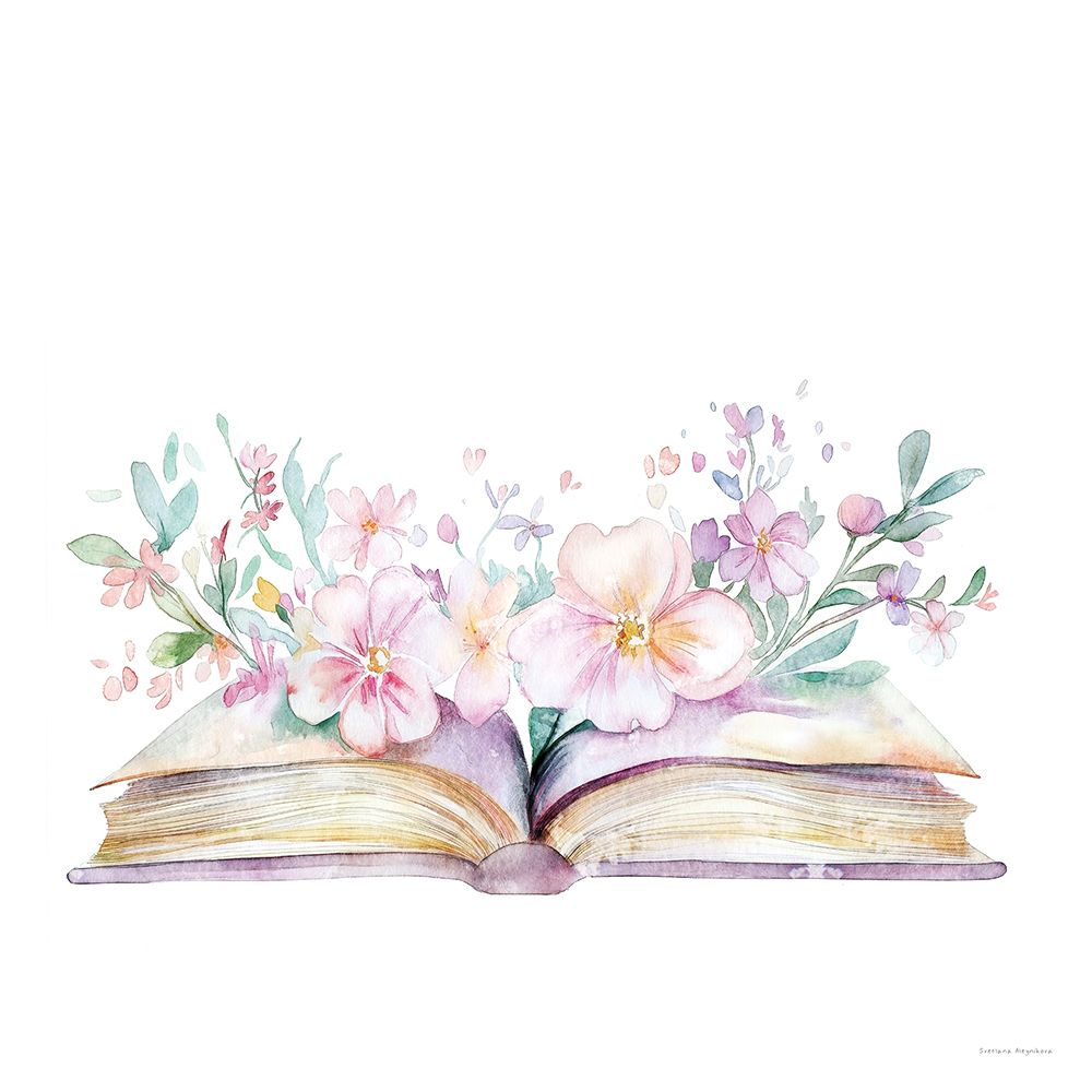 Blooming Pages art print by Svetlana Aleinikova for $57.95 CAD