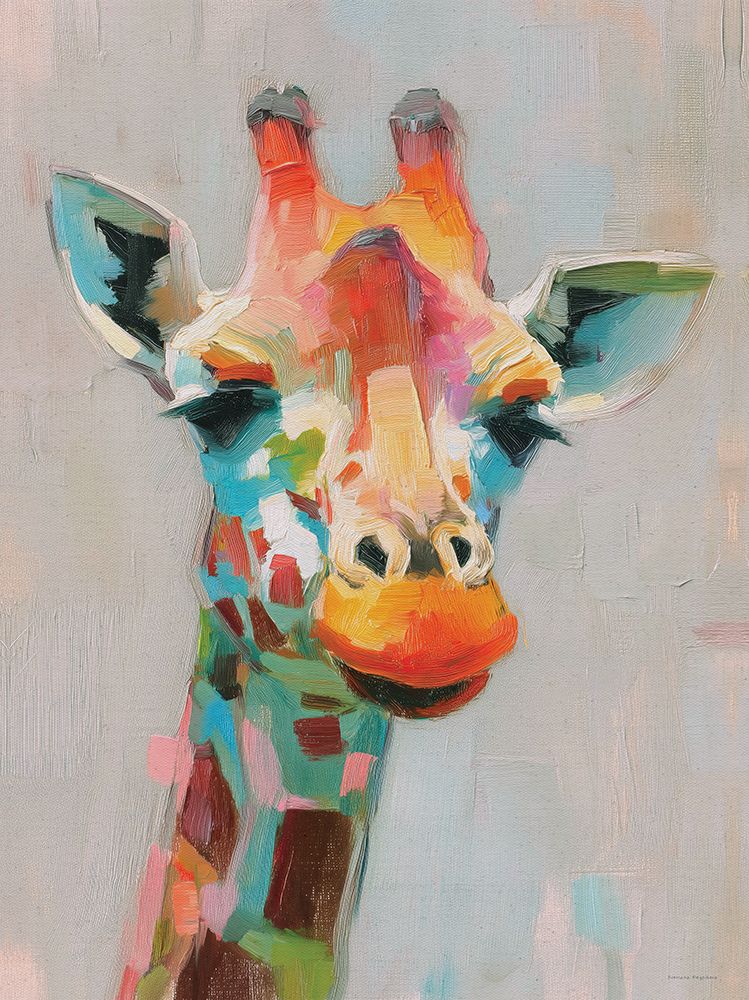 Rainbow Giraffe art print by Svetlana Aleinikova for $57.95 CAD