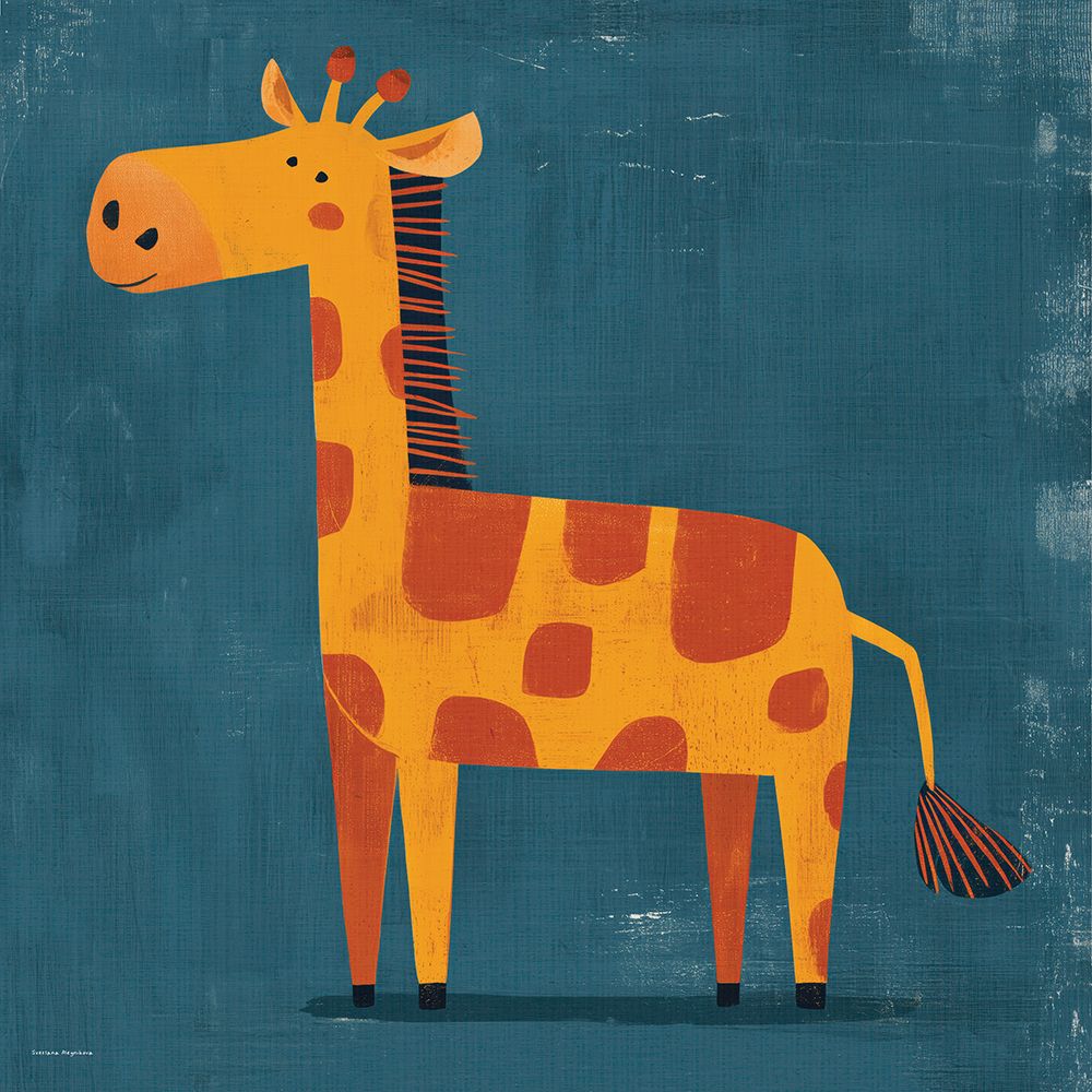Giraffe Adventure art print by Svetlana Aleinikova for $57.95 CAD