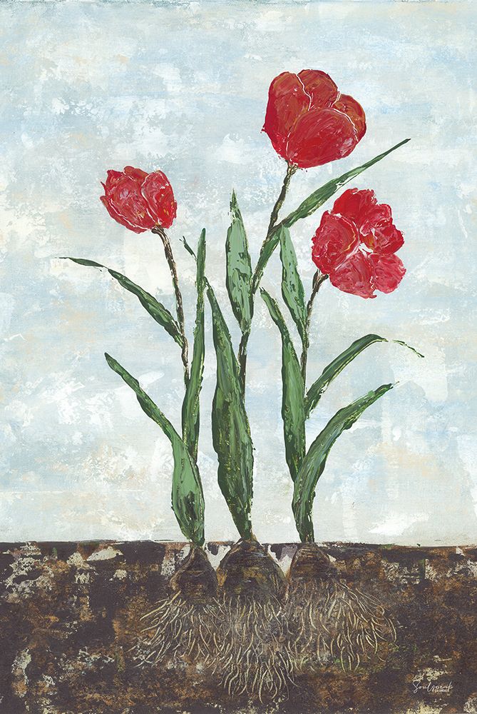 Red Tulips art print by Soulspeak And Sawdust for $57.95 CAD