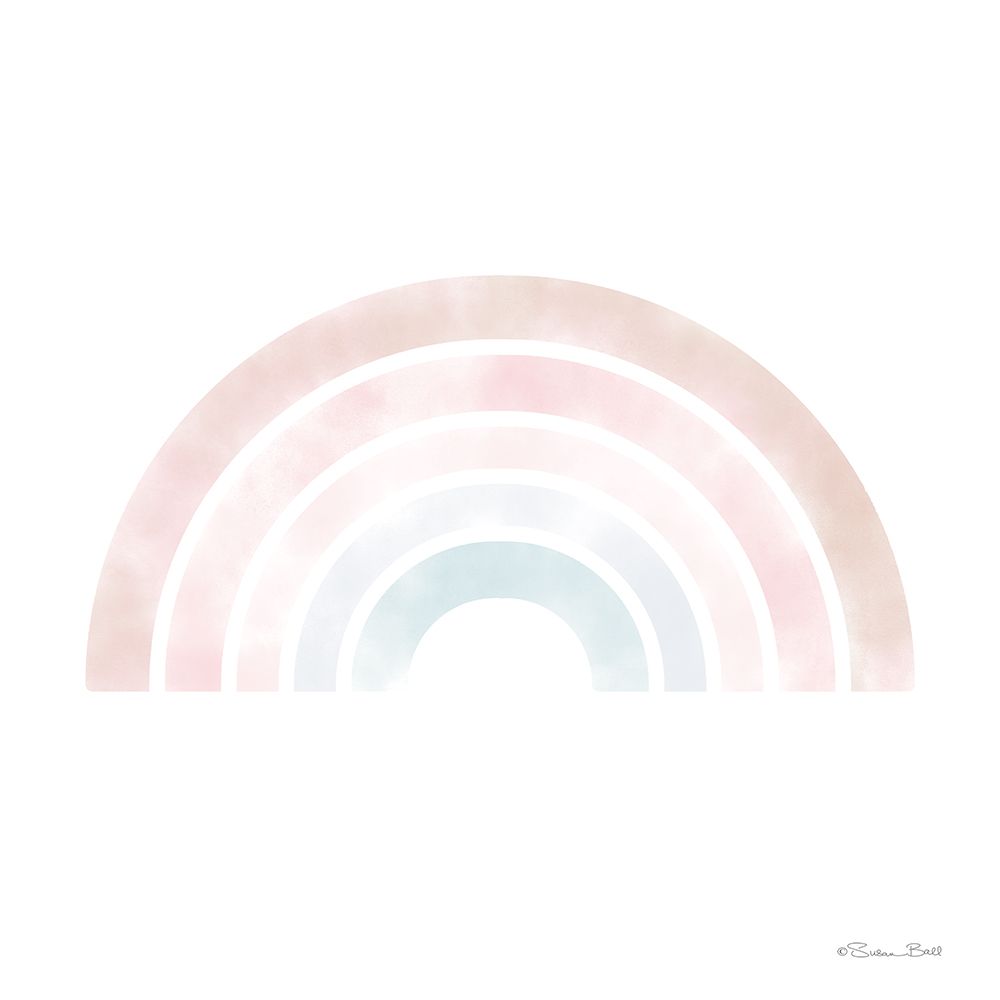 Watercolor Rainbow art print by Susan Ball for $57.95 CAD
