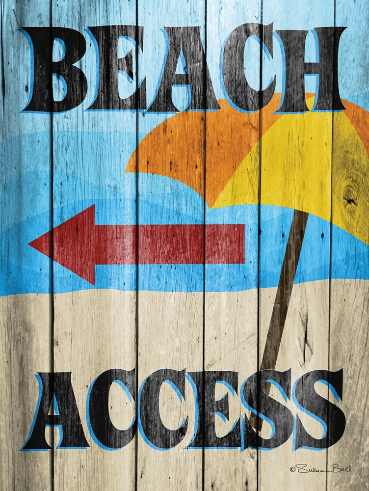 Beach Access art print by Susan Ball for $57.95 CAD