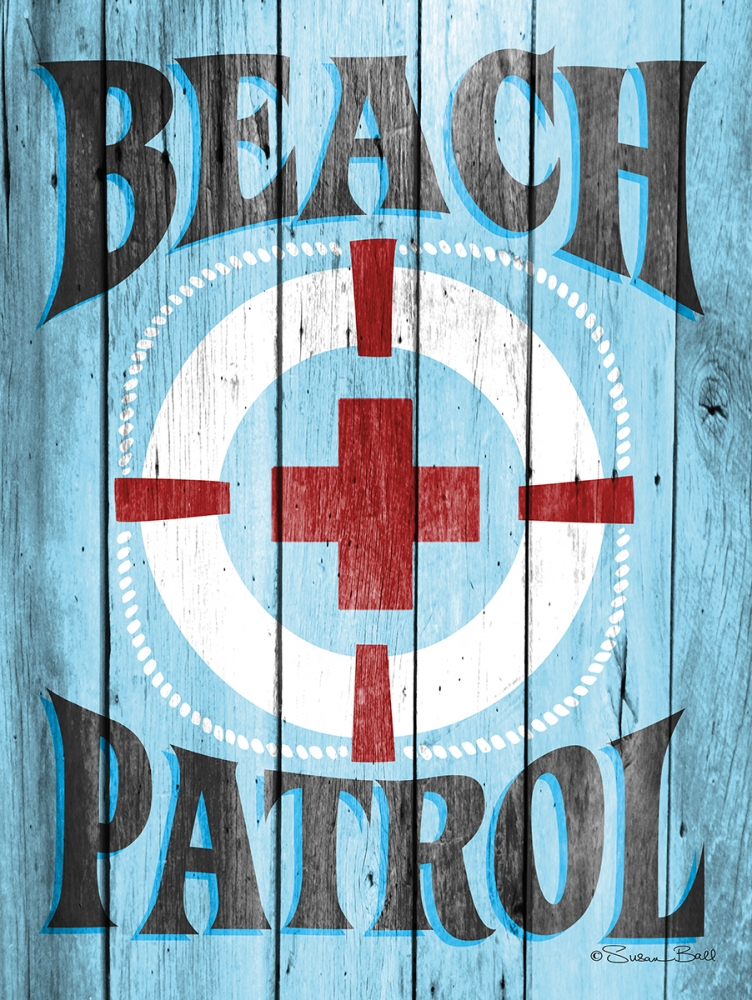 Beach Patrol art print by Susan Ball for $57.95 CAD