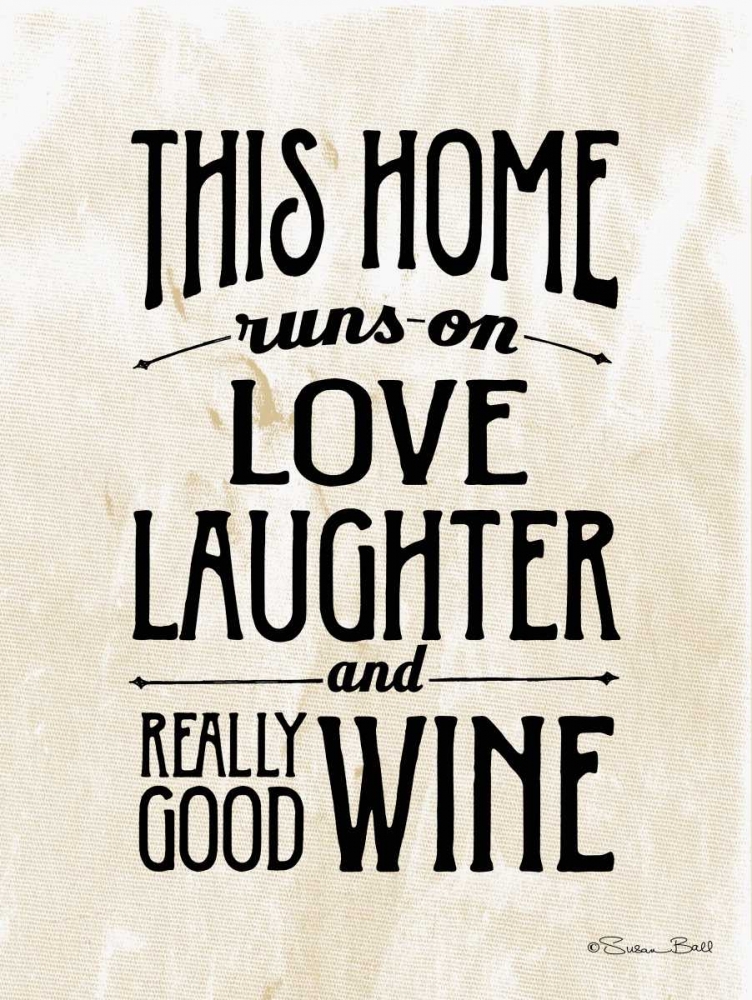 Home with Wine art print by Susan Ball for $57.95 CAD