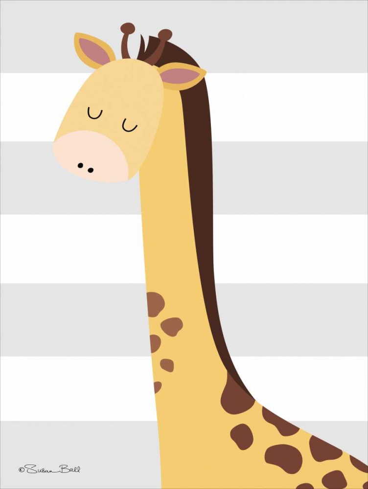 Giraffe Stripe art print by Susan Ball for $57.95 CAD