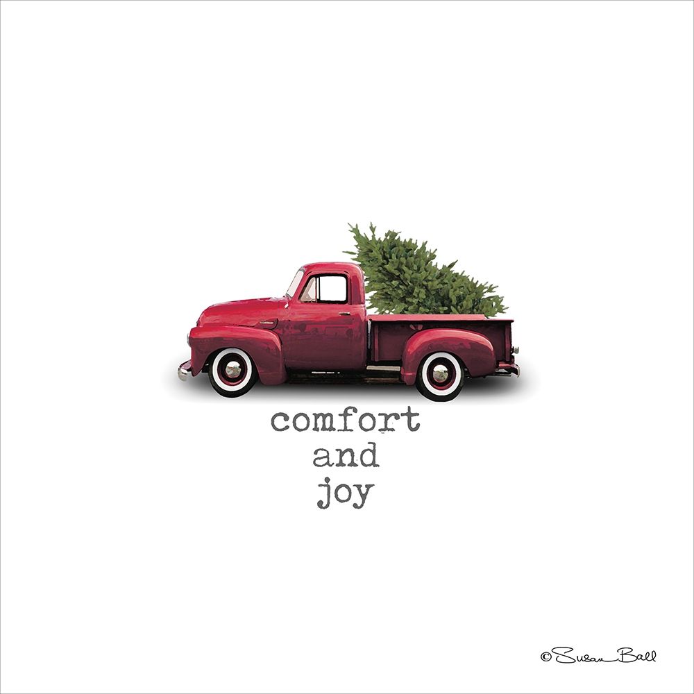 Comfort and Joy Christmas art print by Susan Ball for $57.95 CAD
