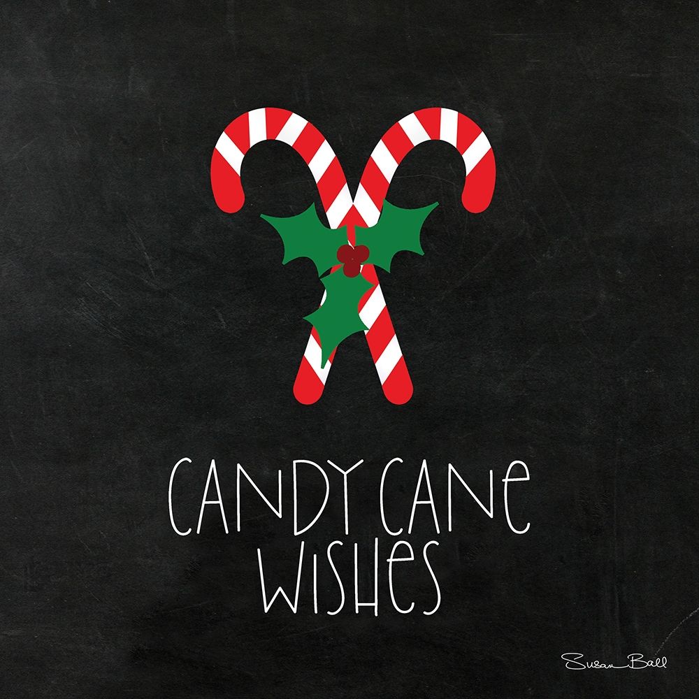 Candy Cane Wishes art print by Susan Ball for $57.95 CAD
