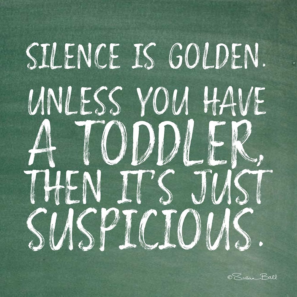 Silence is Golden art print by Susan Ball for $57.95 CAD