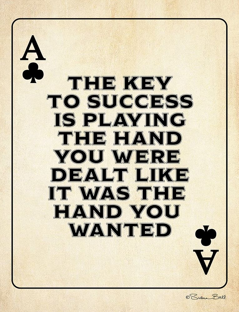 Ace of Clubs art print by Susan Ball for $57.95 CAD