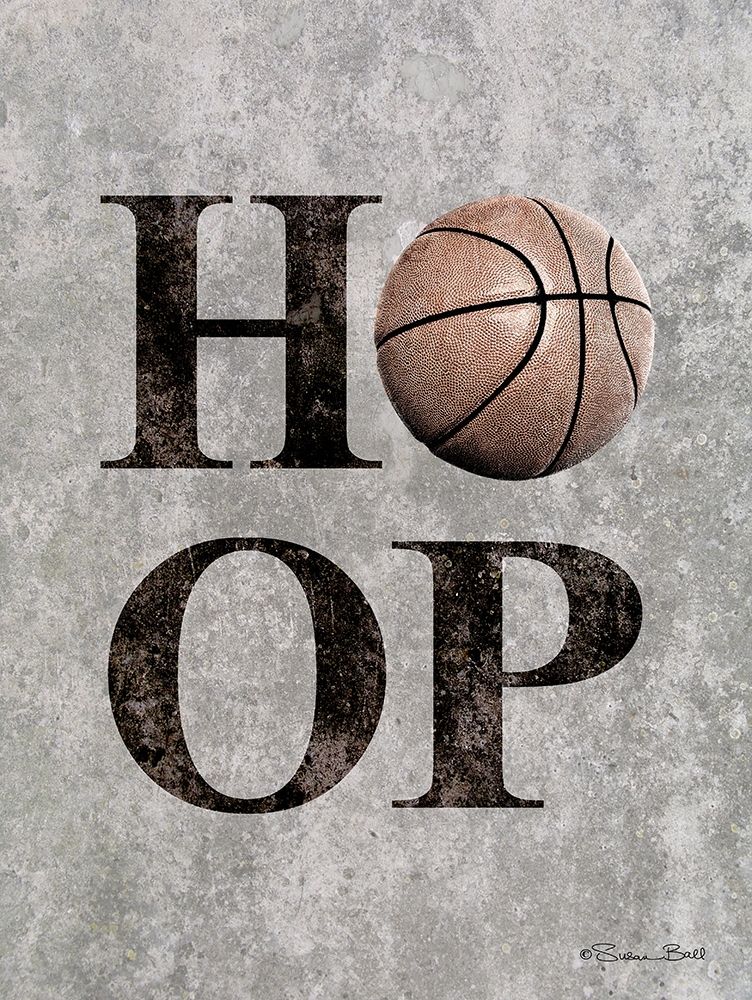 Basketball HOOP art print by Susan Ball for $57.95 CAD