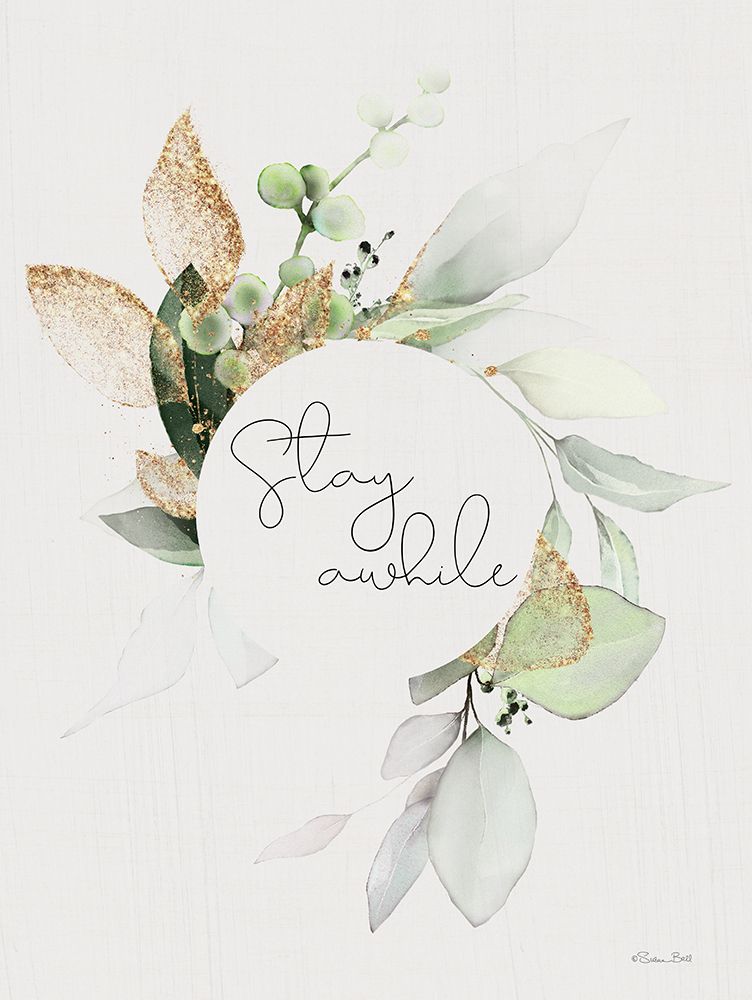 Stay Awhile art print by Susan Ball for $57.95 CAD