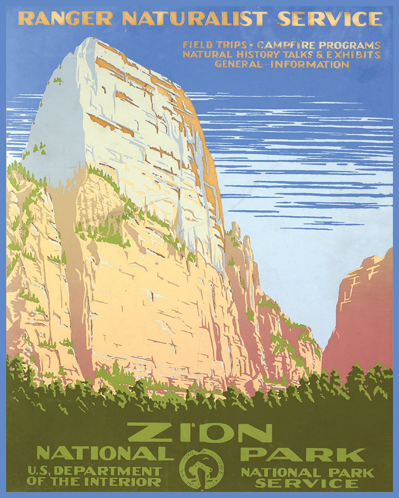Zion National Park art print by Stellar Design Studio for $57.95 CAD