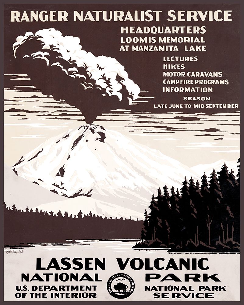 Lessen Volcanic Park art print by Stellar Design Studio for $57.95 CAD