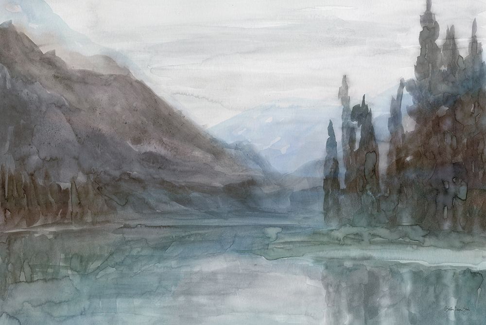 Across the Lake art print by Stellar Design Studio for $57.95 CAD