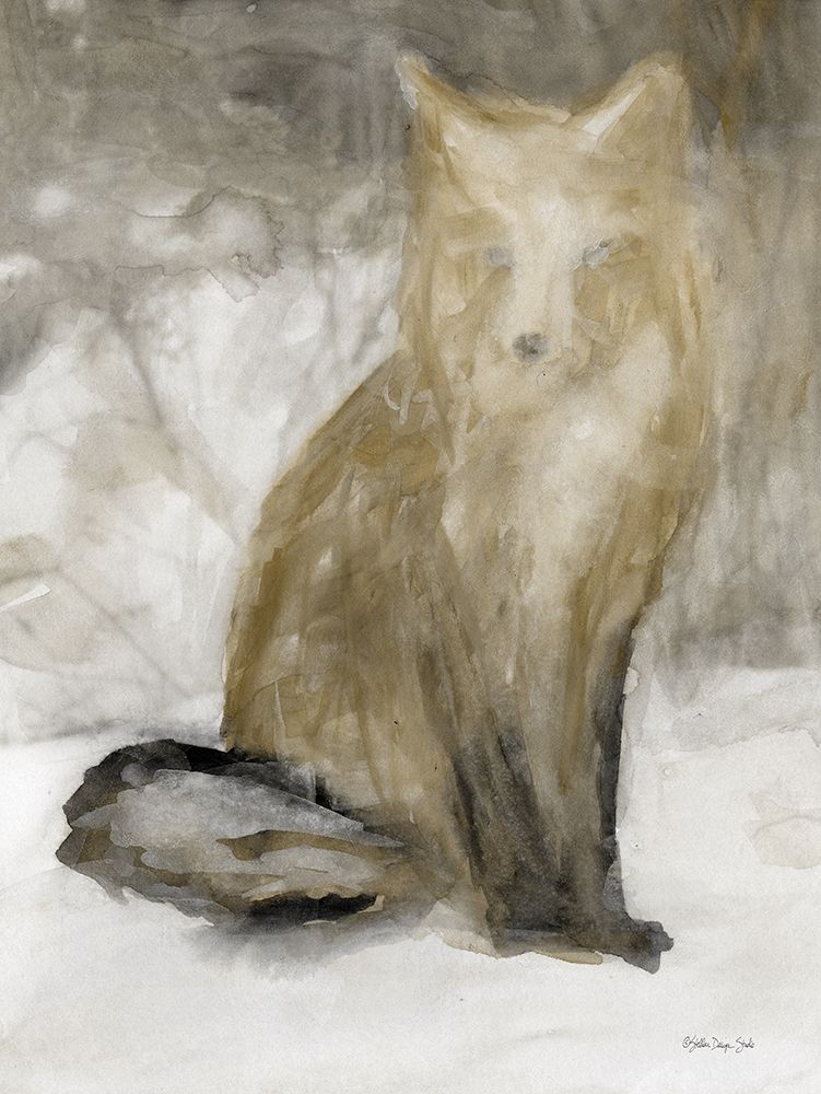 Abstract Fox I art print by Stellar Design Studio for $57.95 CAD