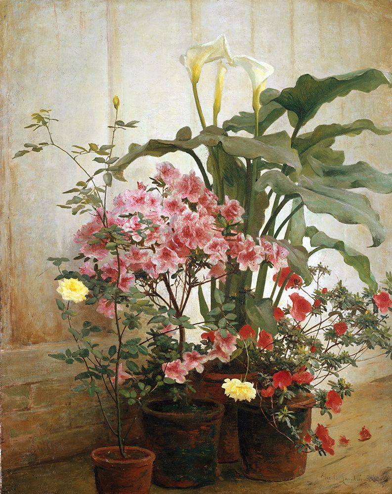 Side of a Greenhouse art print by Stellar Design Studio for $57.95 CAD