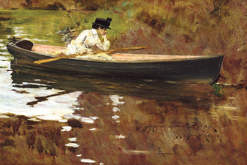 Mrs. Chase in Prospect Park art print by Stellar Design Studio for $57.95 CAD