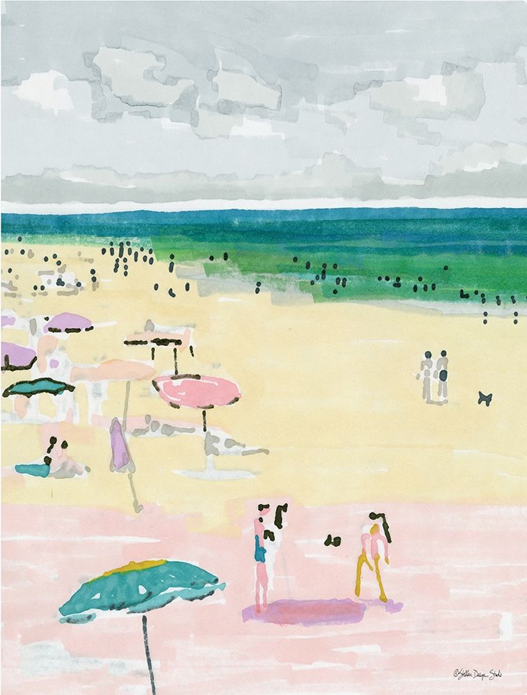 Beach Days 2 art print by Stellar Design Studio for $57.95 CAD