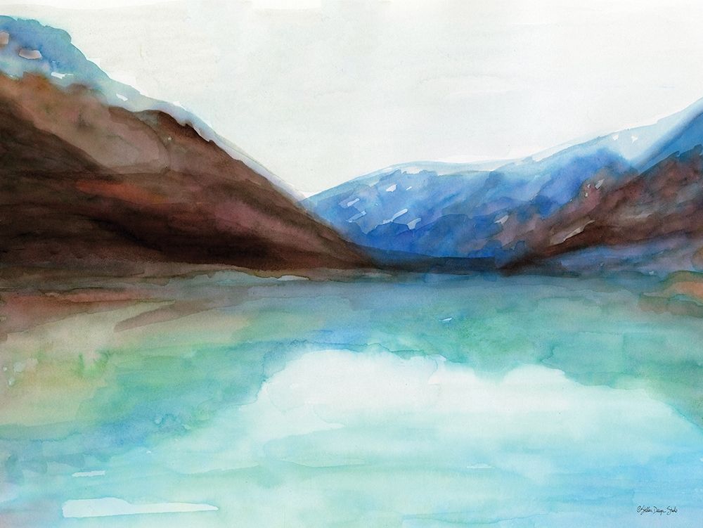 Mountain Lake 6 art print by Stellar Design Studio for $57.95 CAD