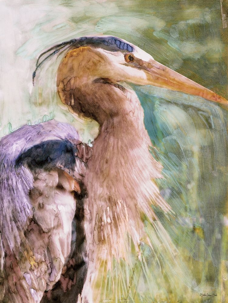 Blue Heron art print by Stellar Design Studio for $57.95 CAD