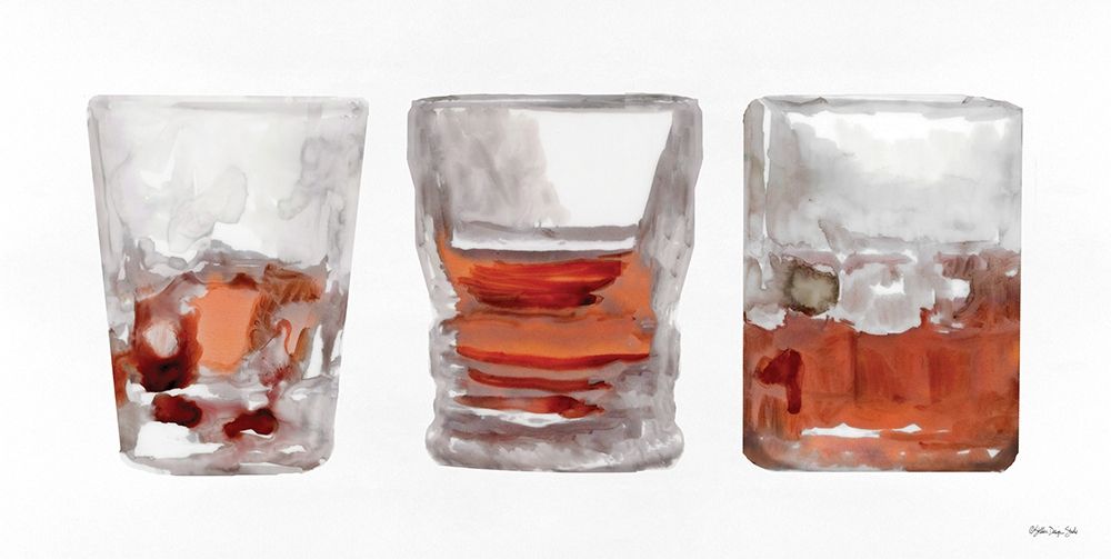 Bourbon Glasses 1 art print by Stellar Design Studio for $57.95 CAD