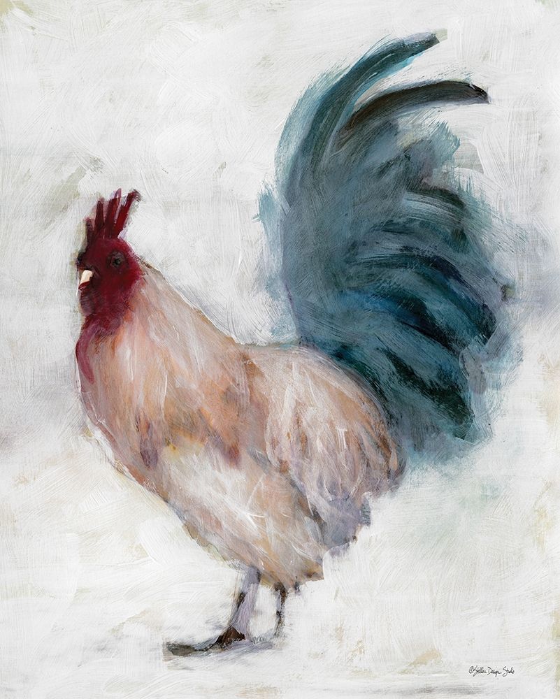 Transitional Rooster II art print by Stellar Design Studio for $57.95 CAD