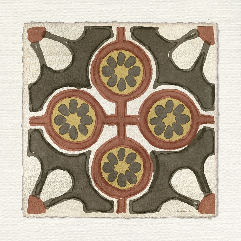Moroccan Tile Pattern II art print by Stellar Designs Studio for $57.95 CAD