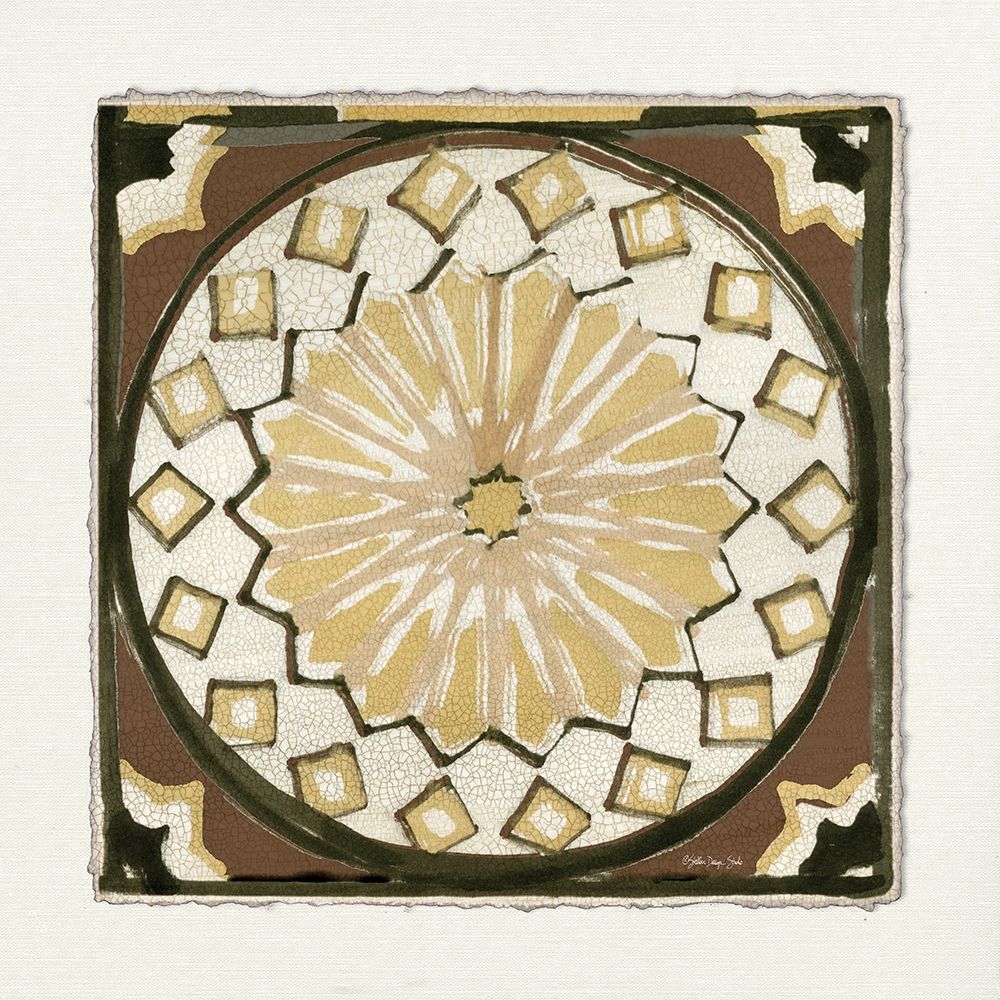 Moroccan Tile Pattern IV art print by Stellar Designs Studio for $57.95 CAD