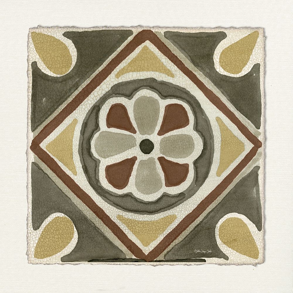 Moroccan Tile Pattern VII art print by Stellar Designs Studio for $57.95 CAD