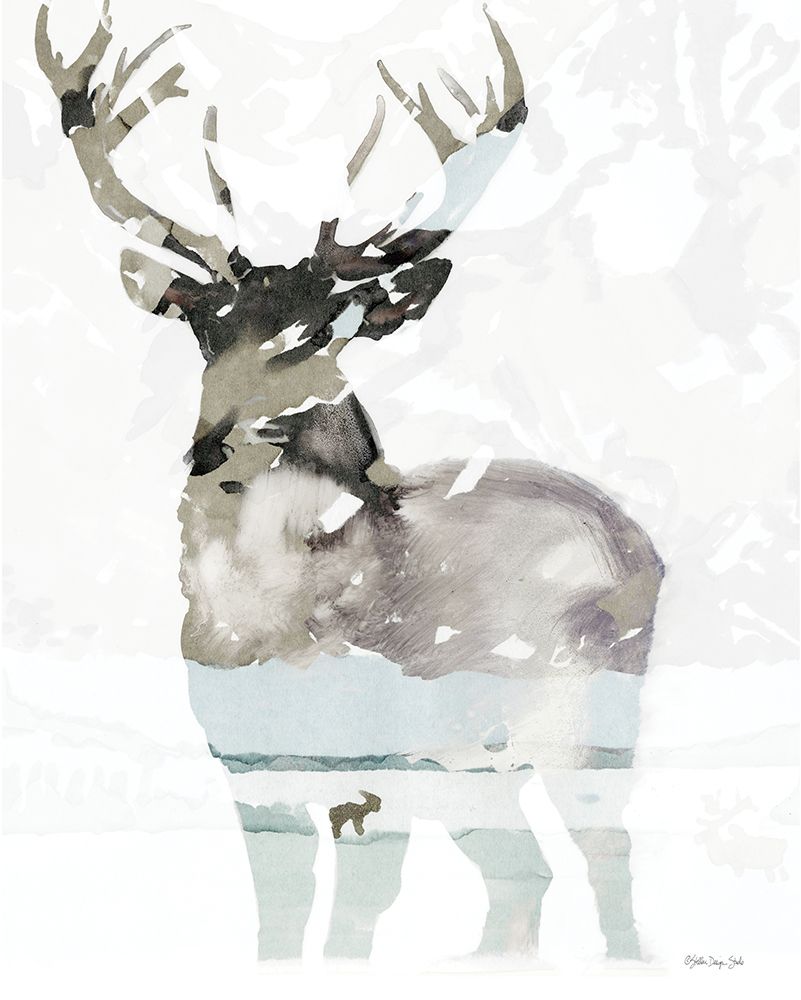 Elk Impression 1 art print by Stellar Design Studio for $57.95 CAD