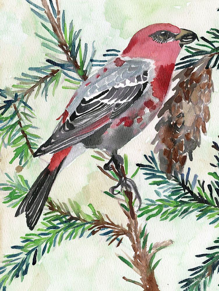 Bird and Branch 1 art print by Stellar Design Studio for $57.95 CAD