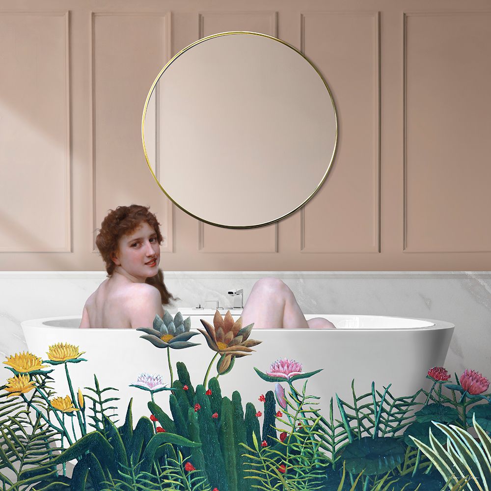 The Bathing Muse art print by Seven Trees Design for $57.95 CAD