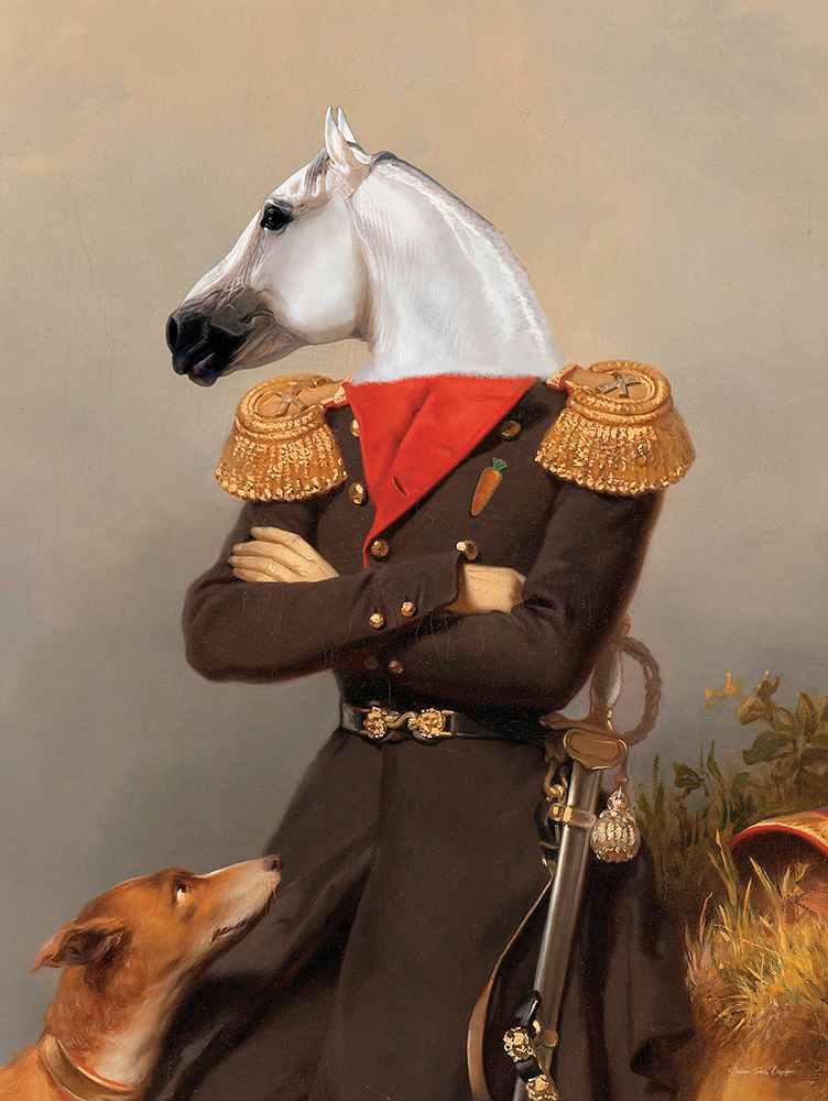 The Equestrian Strategist art print by Seven Trees Design for $57.95 CAD