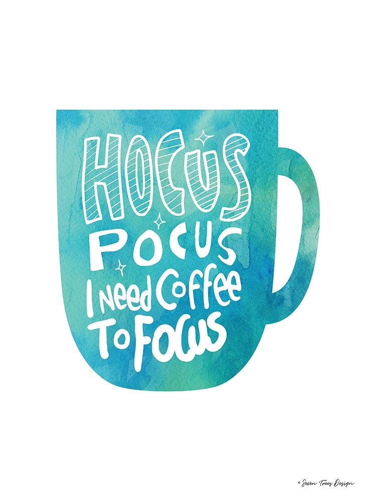 Hocus Pocus I Need Coffee art print by Seven Trees Design for $57.95 CAD