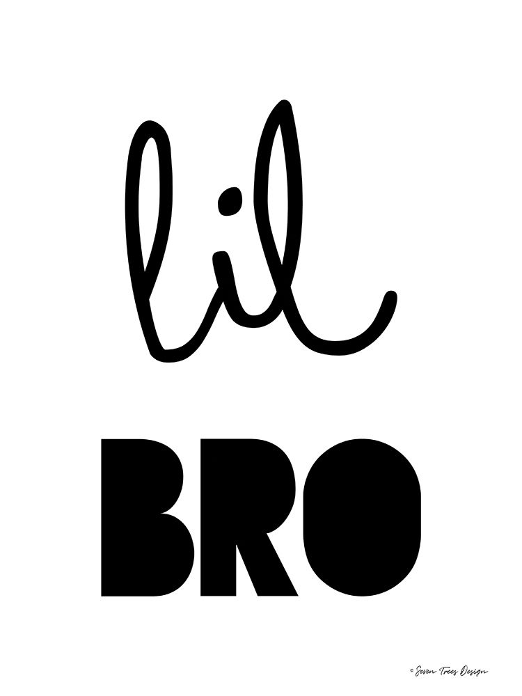 Lil Bro art print by Seven Trees Design for $57.95 CAD