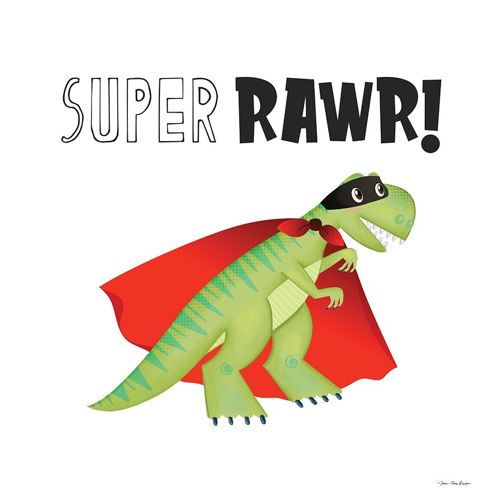 Super Rawr! art print by Seven Trees Design for $57.95 CAD