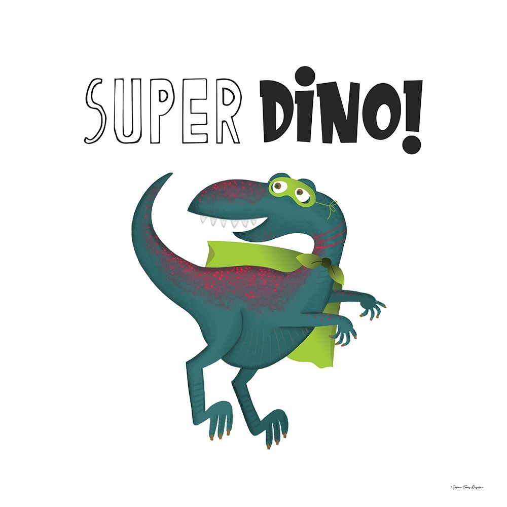 Super Dino art print by Seven Trees Design for $57.95 CAD