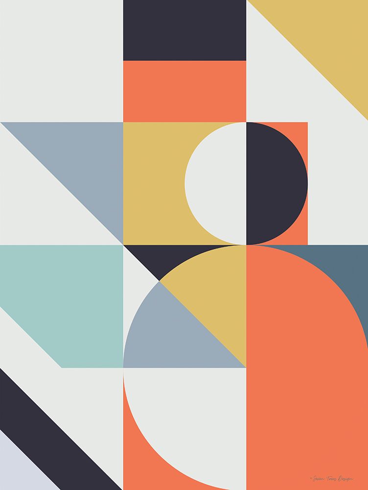 Geo Shapes II art print by Seven Trees Designs for $57.95 CAD
